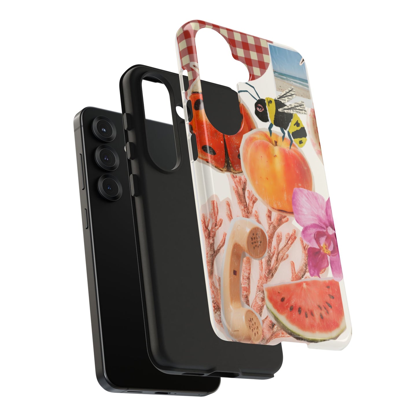 The farmers Market — Floral Fruit Collage Tough Phone Case