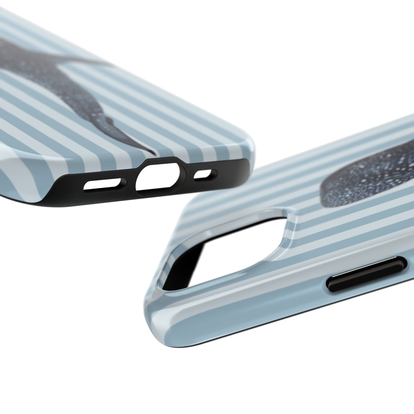 Deep Sea  — Blue Striped Tough Protective Cover