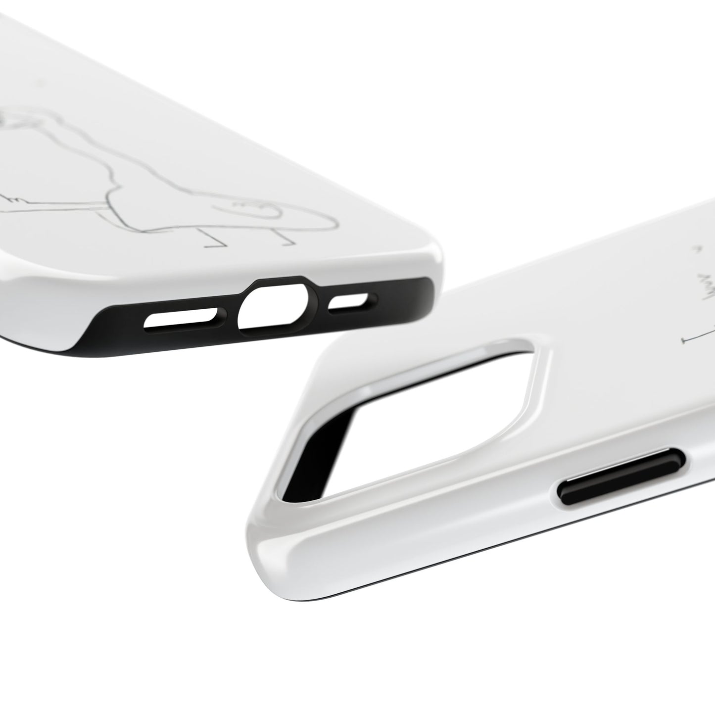 Funny Duck 'I wuv u'— Tough Phone Case