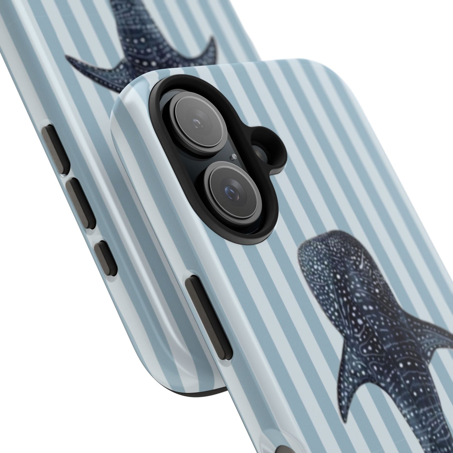 Deep Sea  — Blue Striped Tough Protective Cover