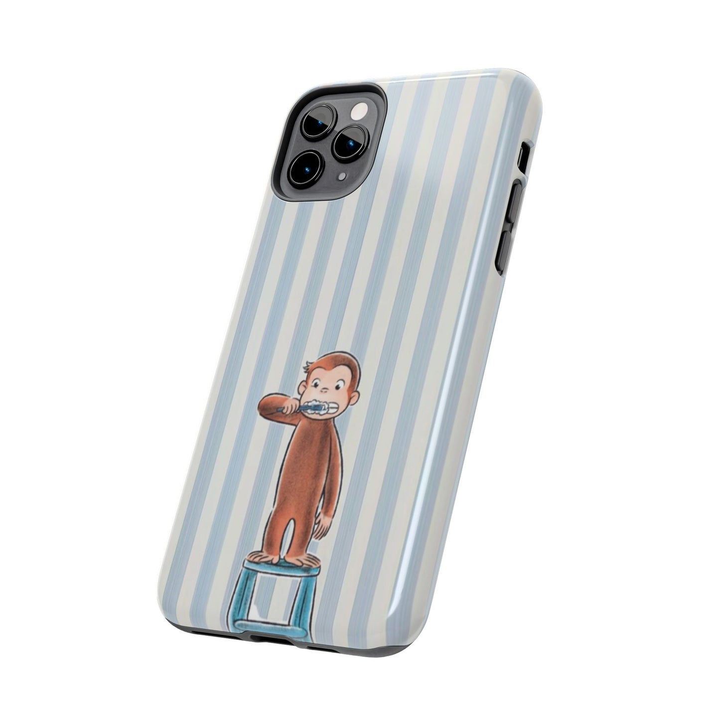 Curious George, Brushing Teeth — Monkey Brushing Tooth Tough Phone Case