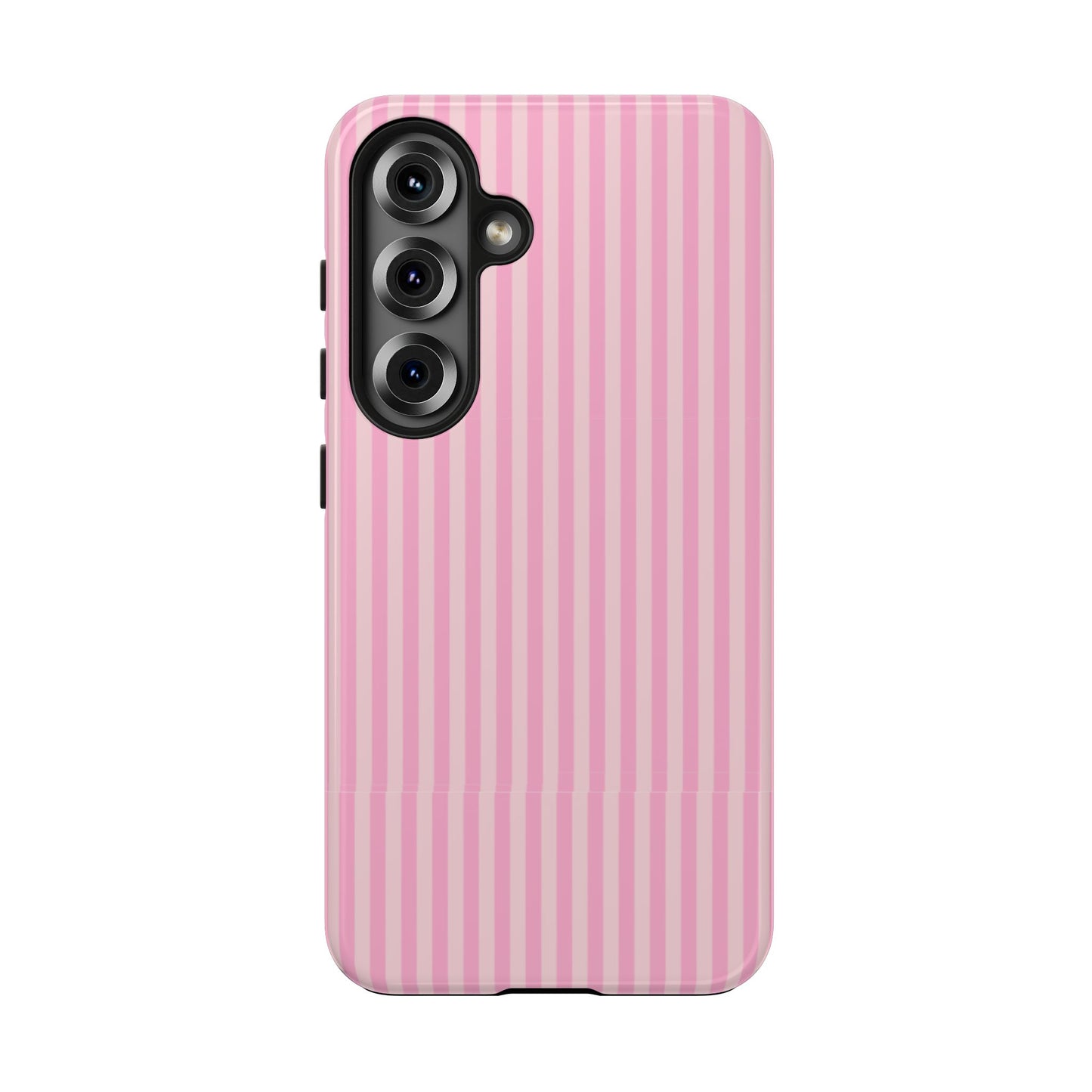 Pretty In Pink  – Pink Vertical Stripe Tough Phone Case