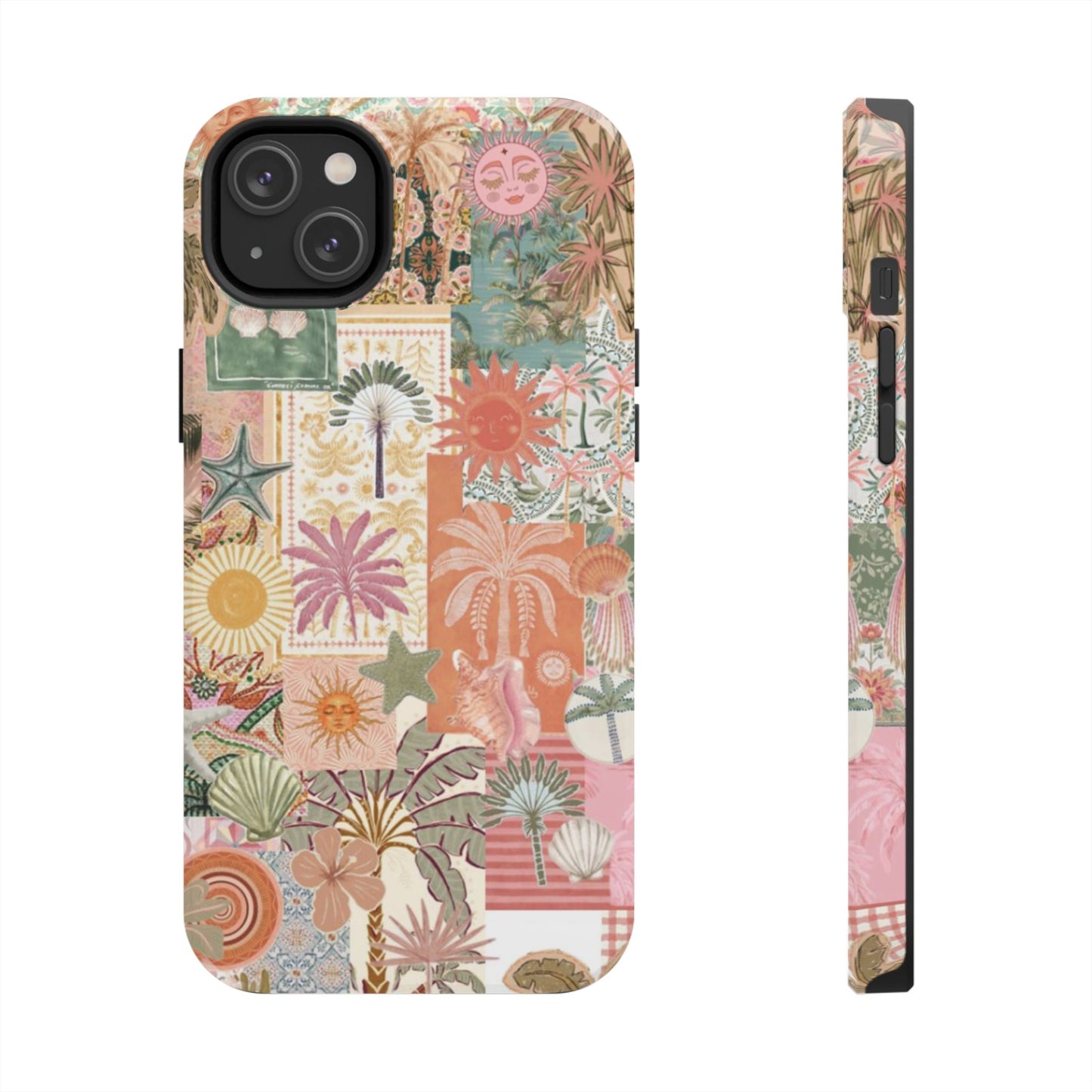 Girls Just Wanna Have Fun! — Tough Phone Case  Retro Tropical Collage iPhone Case