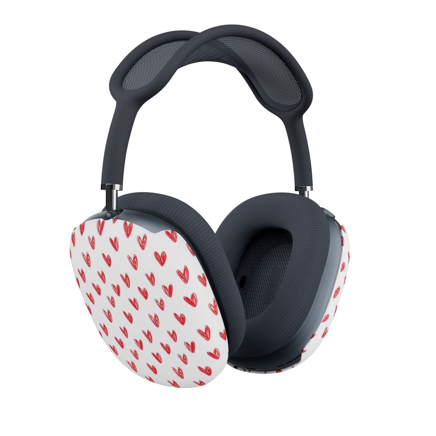 Call Me Later —  Heart Pattern AirPod Max Case — Cute Red Hearts Protective Covers