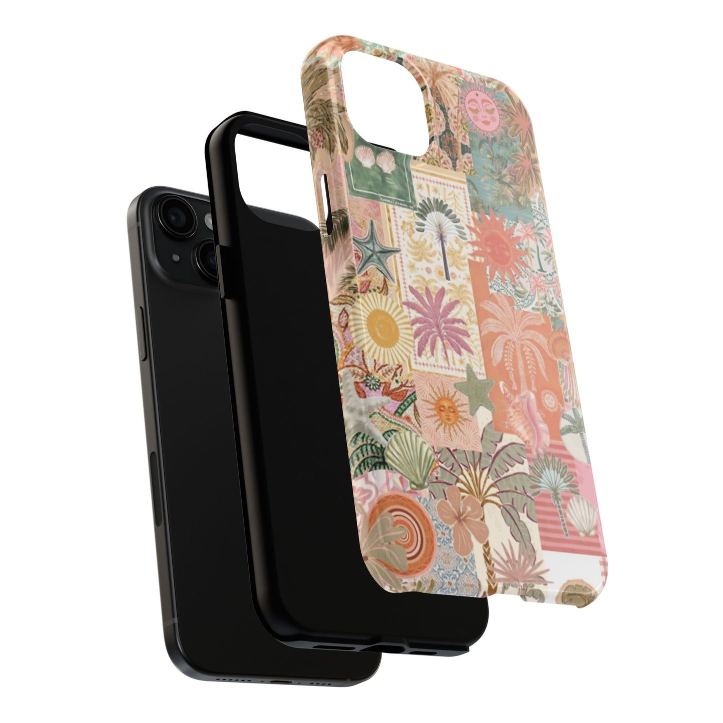 Girls Just Wanna Have Fun! — Tough Phone Case  Retro Tropical Collage iPhone Case