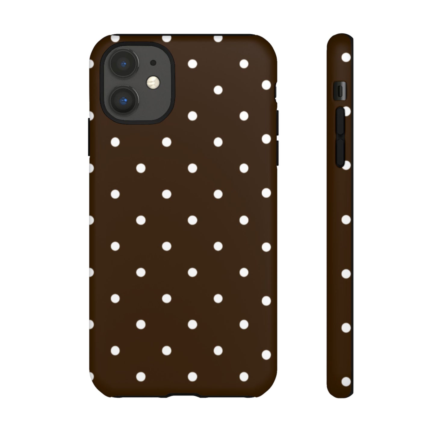 Cacao Polka Dot  — Phone Case Tough Case