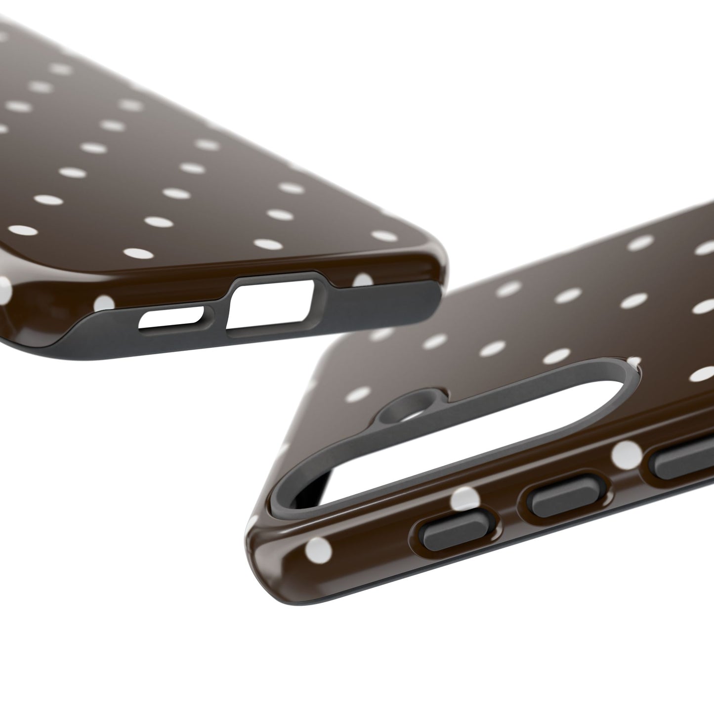 Cacao Polka Dot  — Phone Case Tough Case
