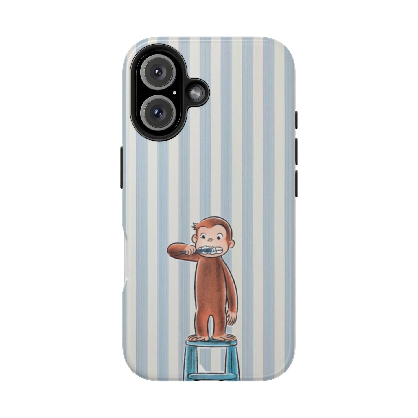 Curious George, Brushing Teeth — Monkey Brushing Tooth Tough Phone Case