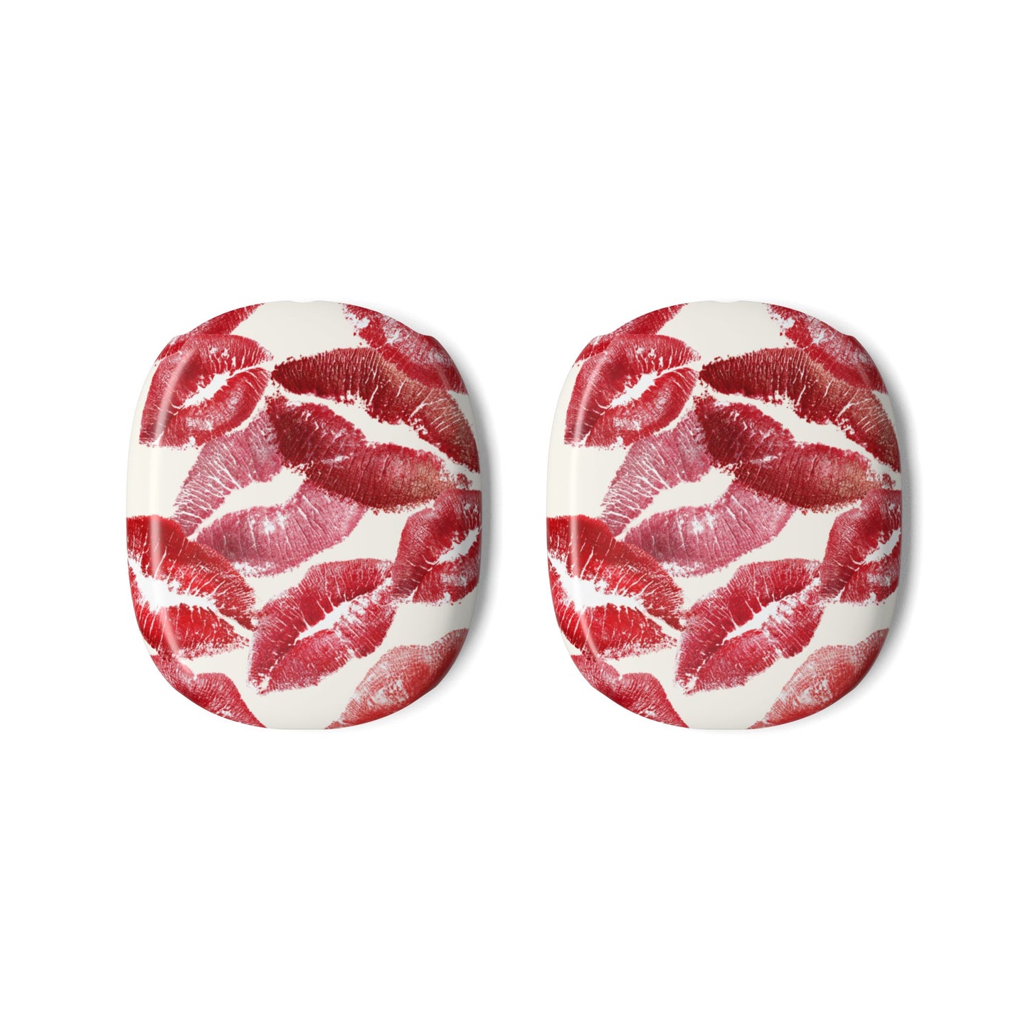 Lipstick Stain— AirPod Max Case  Red Lipstick Kiss Pattern Protective Covers