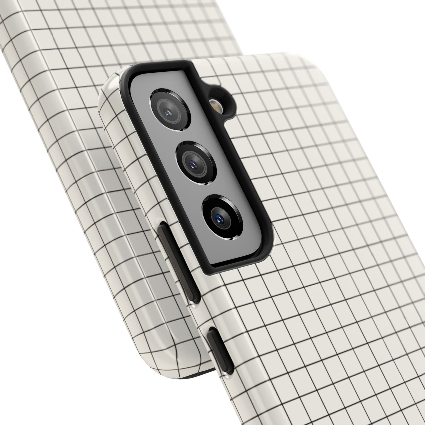 The Architect |Tough Phone Case Minimal Graph Paper Design
