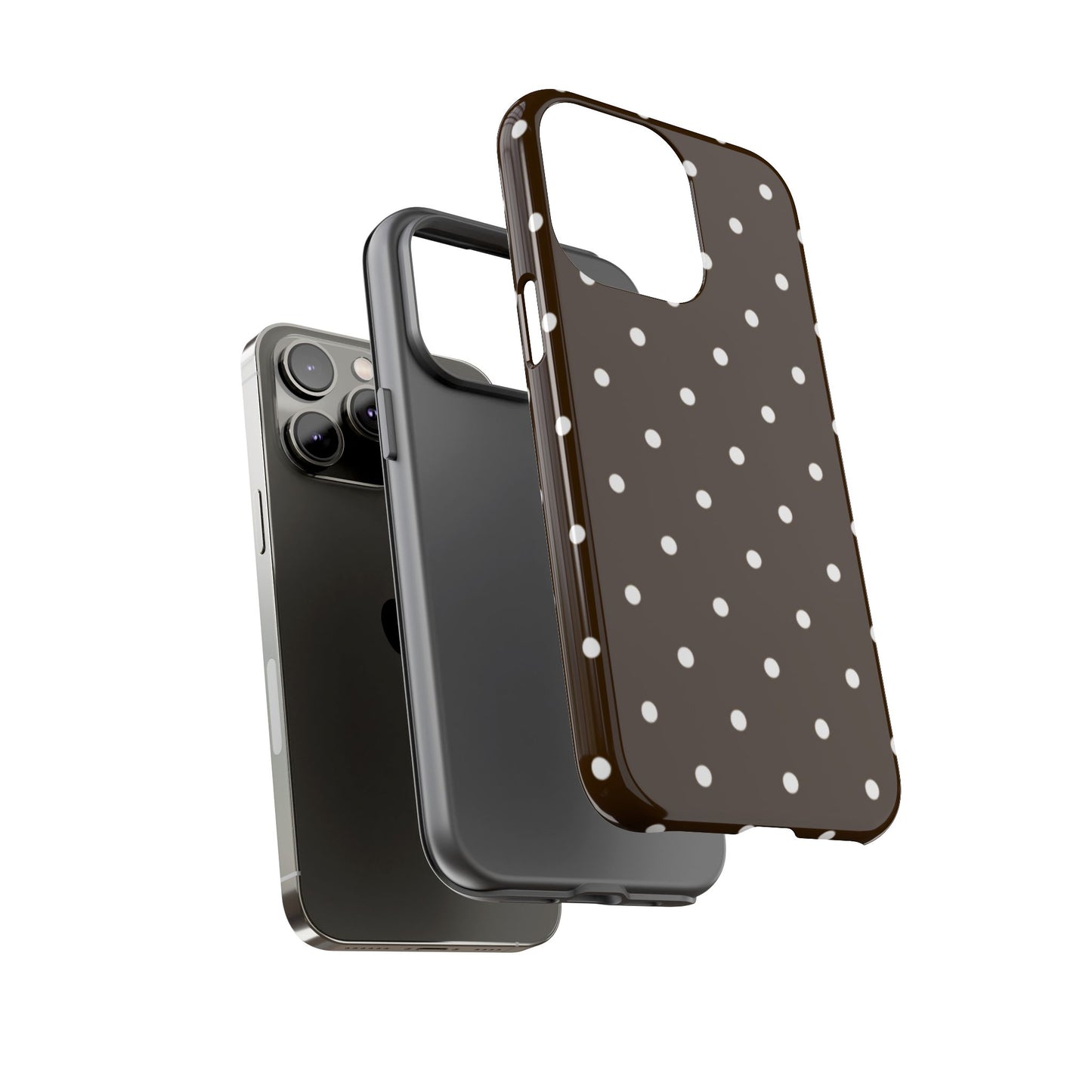 Cacao Polka Dot  — Phone Case Tough Case