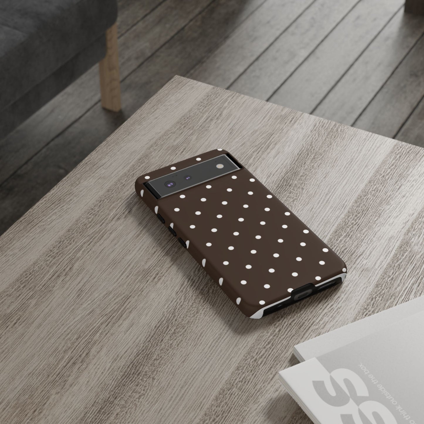 Cacao Polka Dot  — Phone Case Tough Case