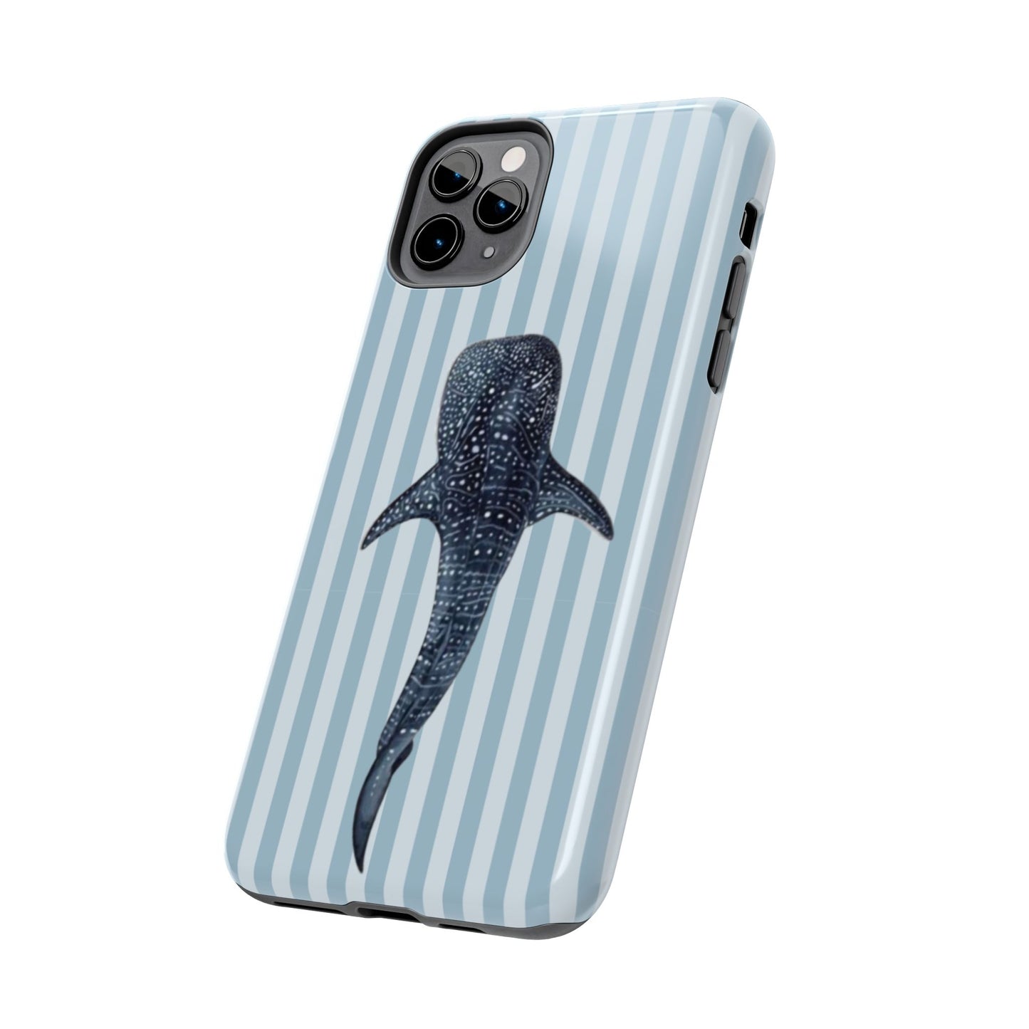 Deep Sea  — Blue Striped Tough Protective Cover