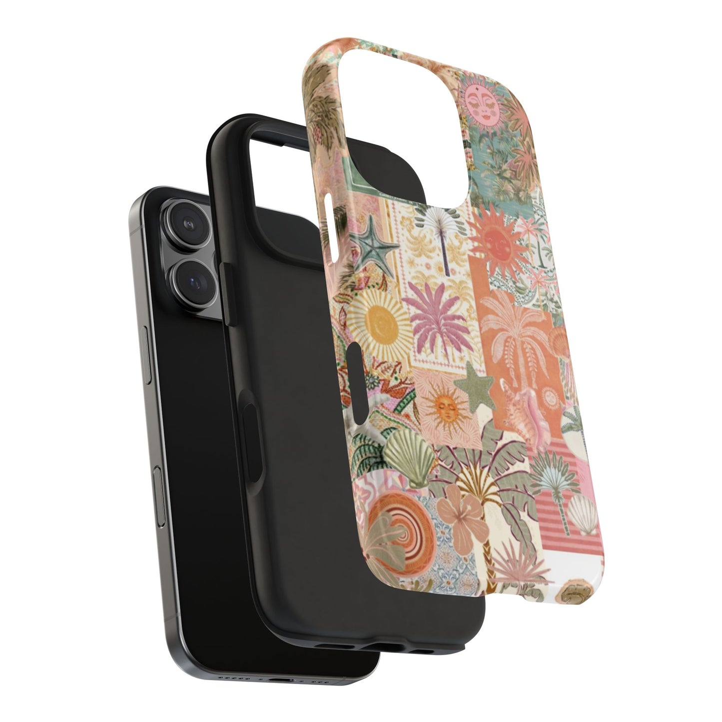 Girls Just Wanna Have Fun! — Tough Phone Case  Retro Tropical Collage iPhone Case