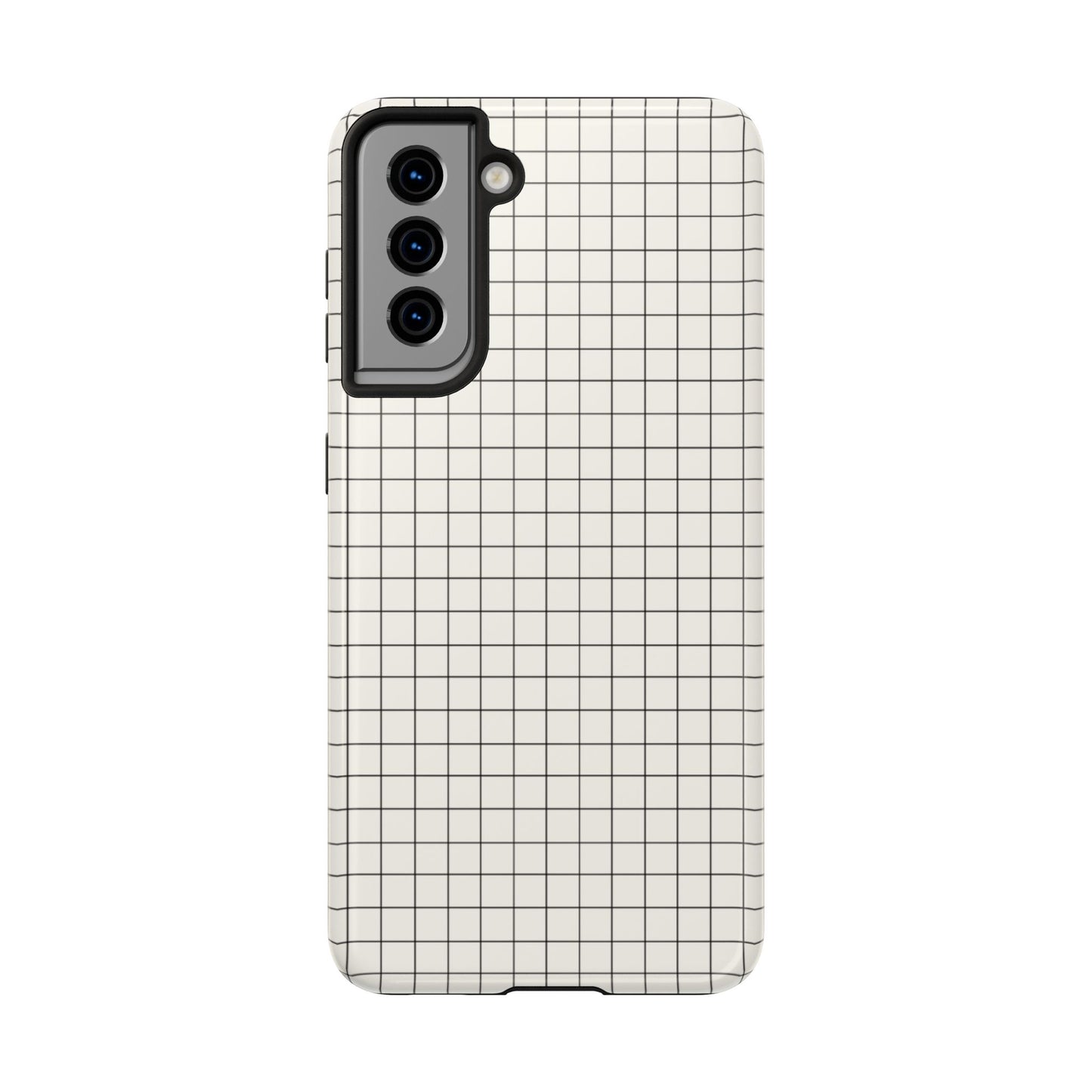 The Architect |Tough Phone Case Minimal Graph Paper Design
