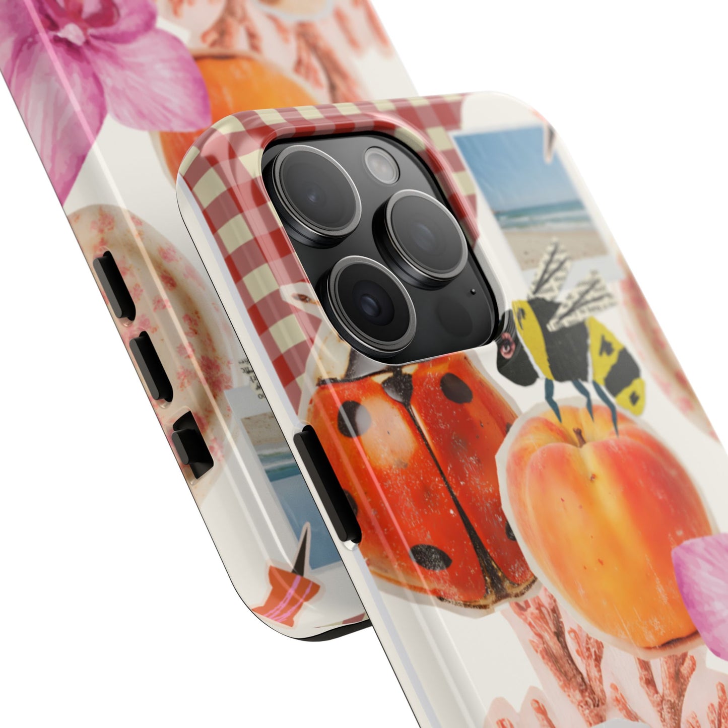 The farmers Market — Floral Fruit Collage Tough Phone Case