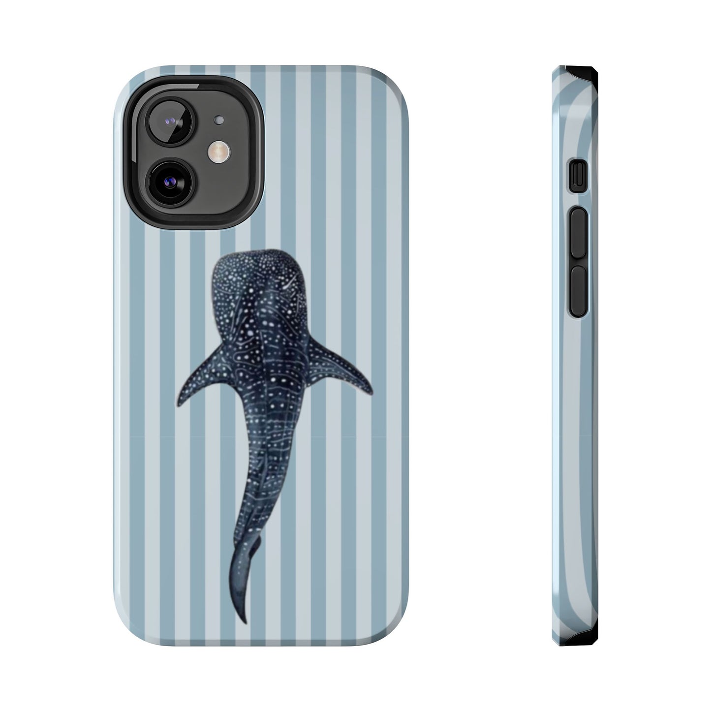 Deep Sea  — Blue Striped Tough Protective Cover