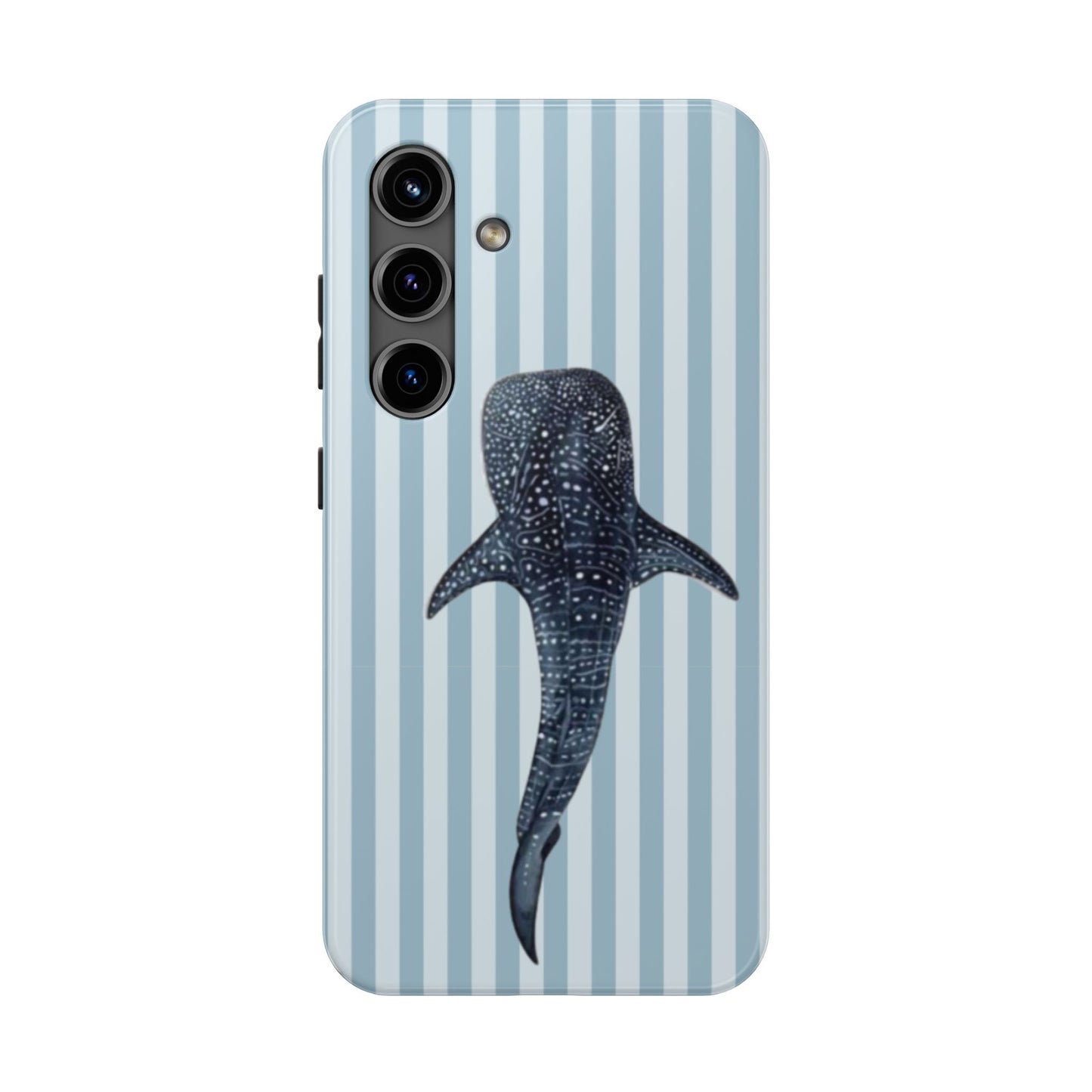 Deep Sea  — Blue Striped Tough Protective Cover