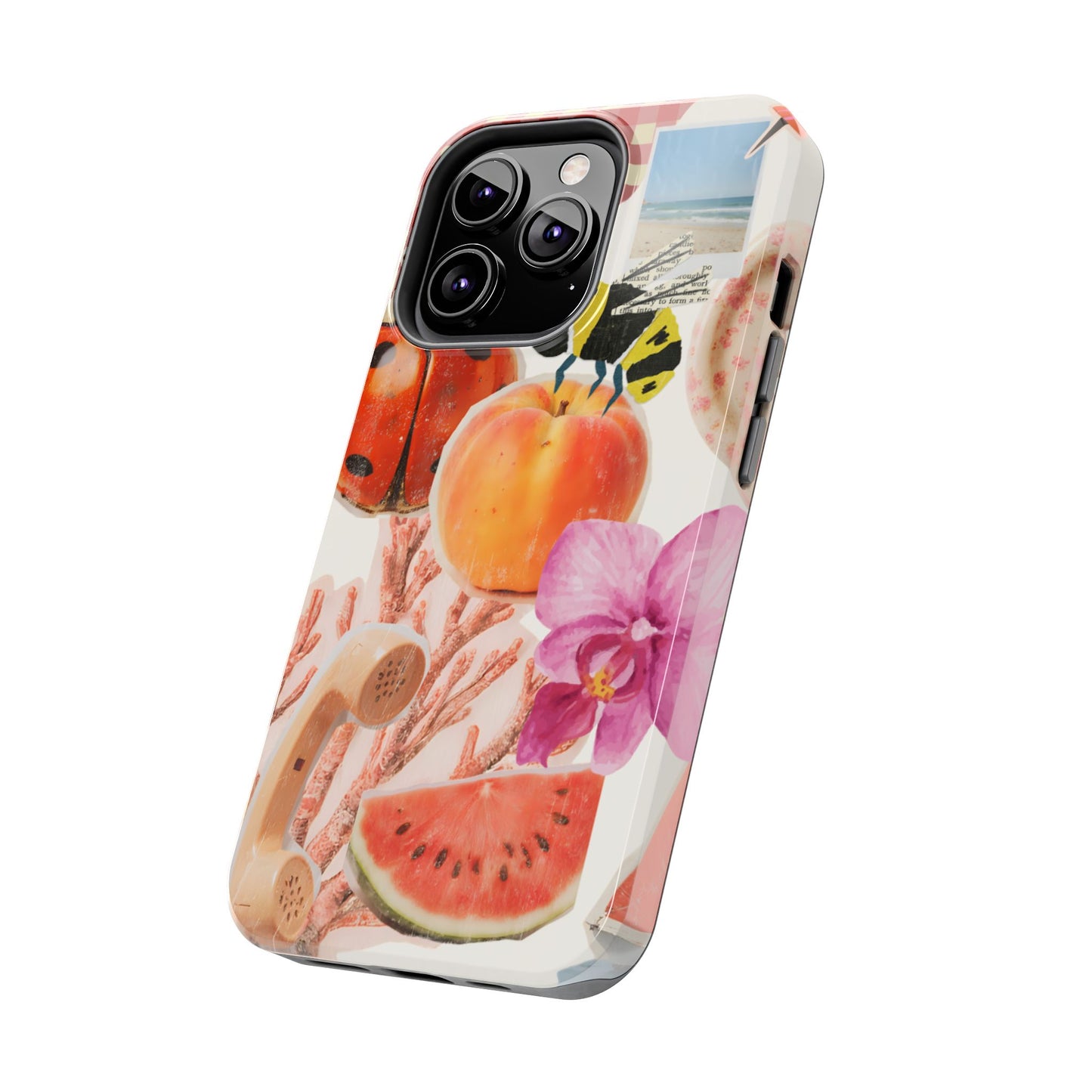 The farmers Market — Floral Fruit Collage Tough Phone Case