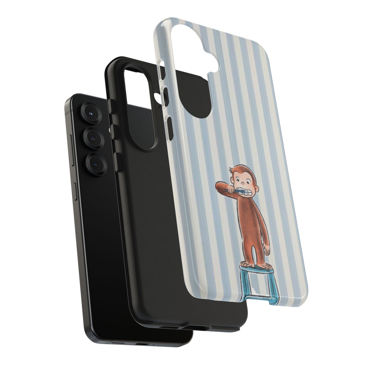 Curious George, Brushing Teeth — Monkey Brushing Tooth Tough Phone Case