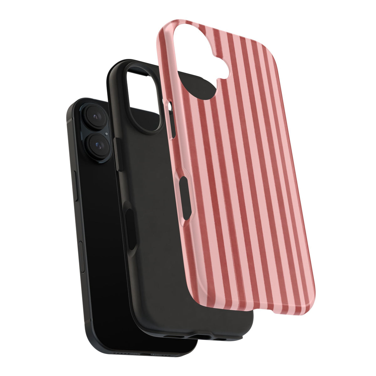 Rose Petals | Vertical Stripes Phone Case Tough Phone Case