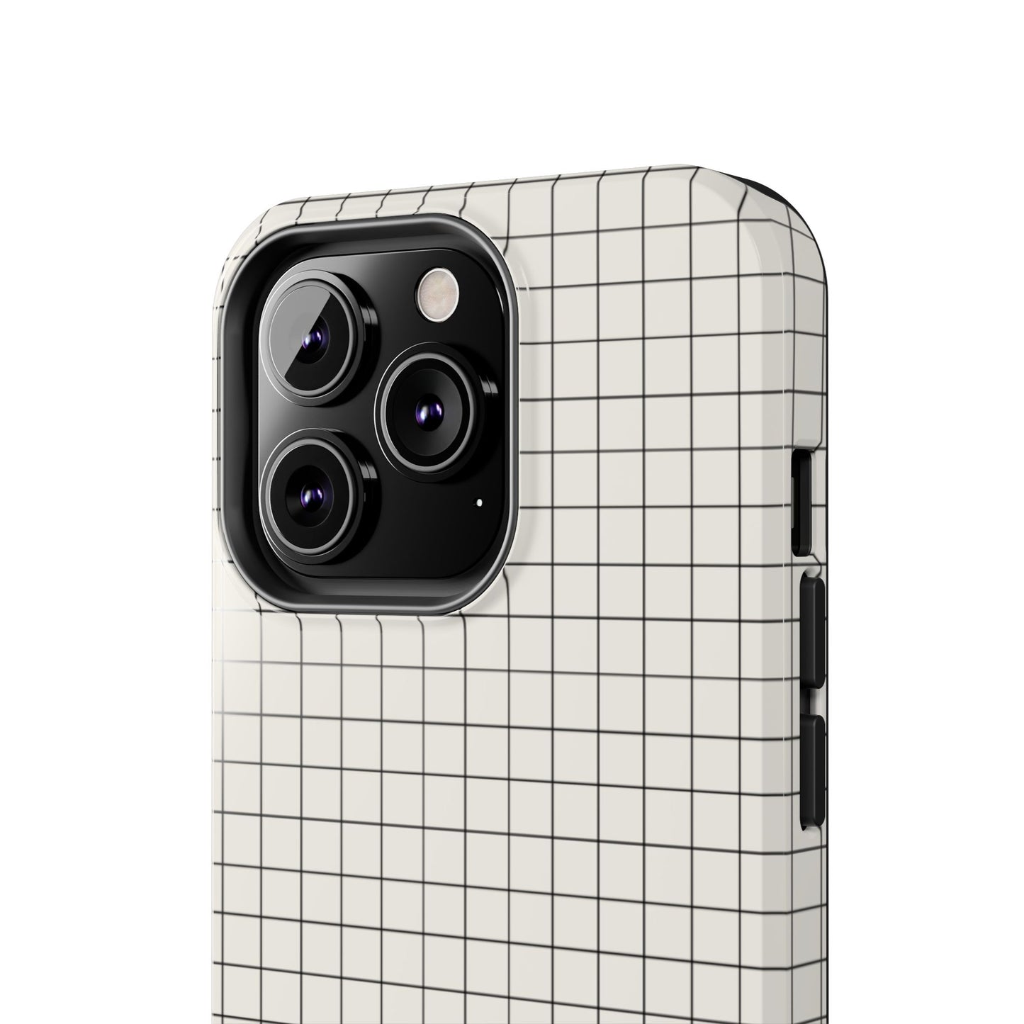 The Architect |Tough Phone Case Minimal Graph Paper Design