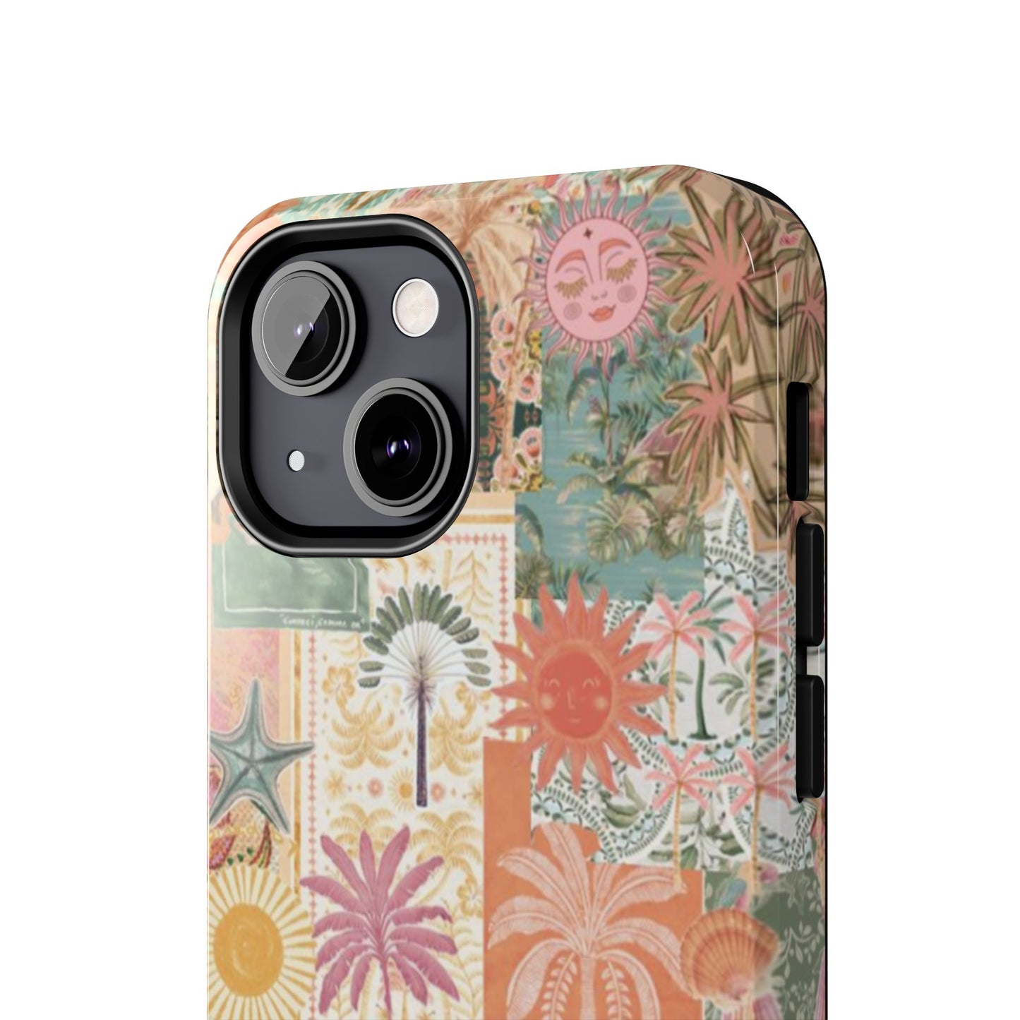 Girls Just Wanna Have Fun! — Tough Phone Case  Retro Tropical Collage iPhone Case