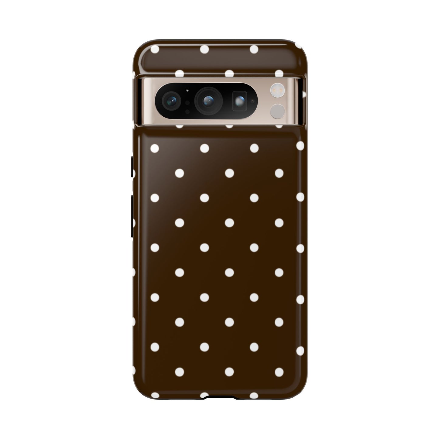 Cacao Polka Dot  — Phone Case Tough Case