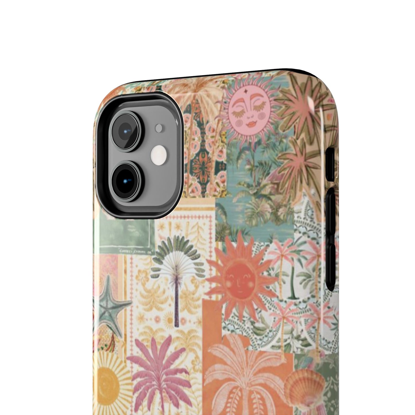 Girls Just Wanna Have Fun! — Tough Phone Case  Retro Tropical Collage iPhone Case
