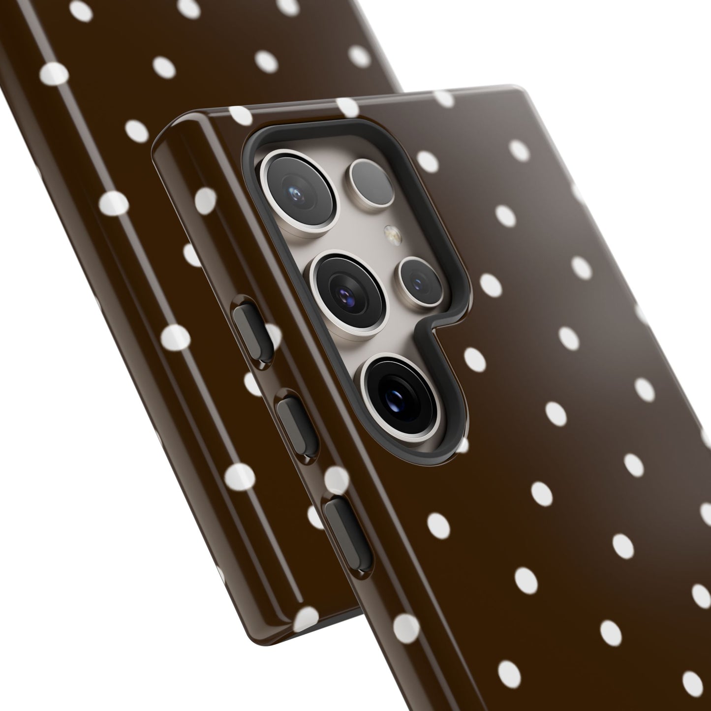 Cacao Polka Dot  — Phone Case Tough Case