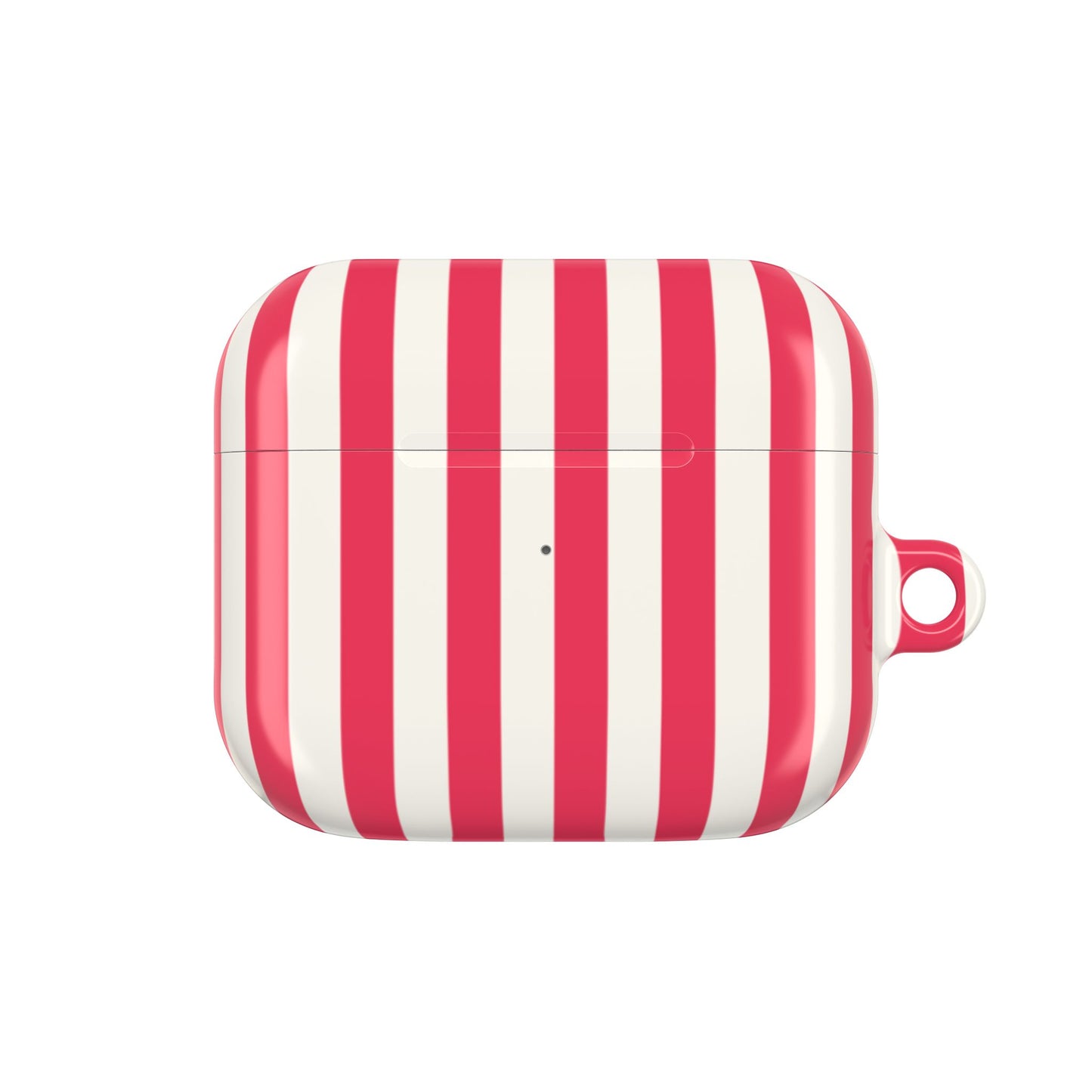 Red and White Stripe AirPod Case |  Stripe Protective Cover