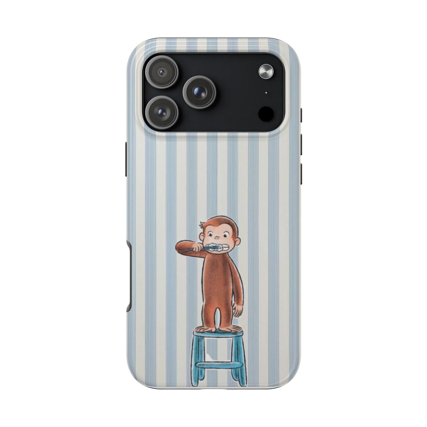 Curious George, Brushing Teeth — Monkey Brushing Tooth Tough Phone Case