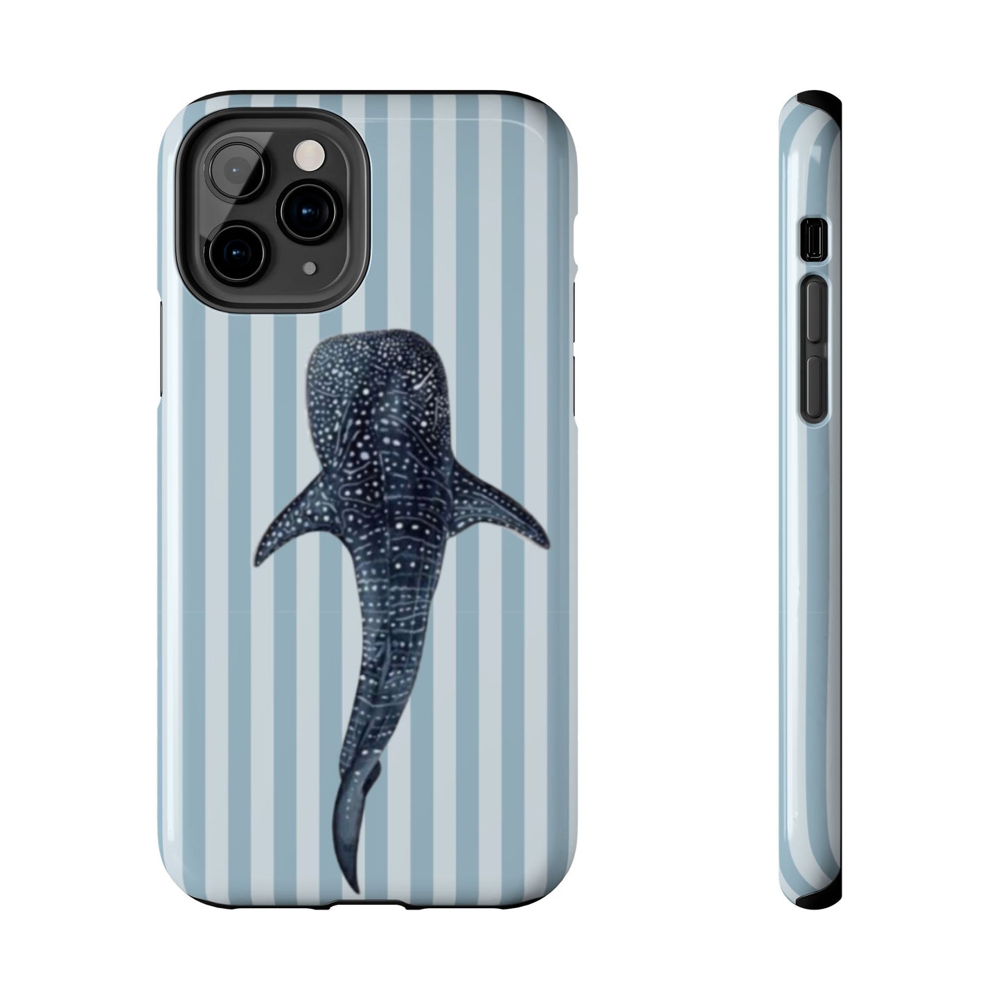 Deep Sea  — Blue Striped Tough Protective Cover
