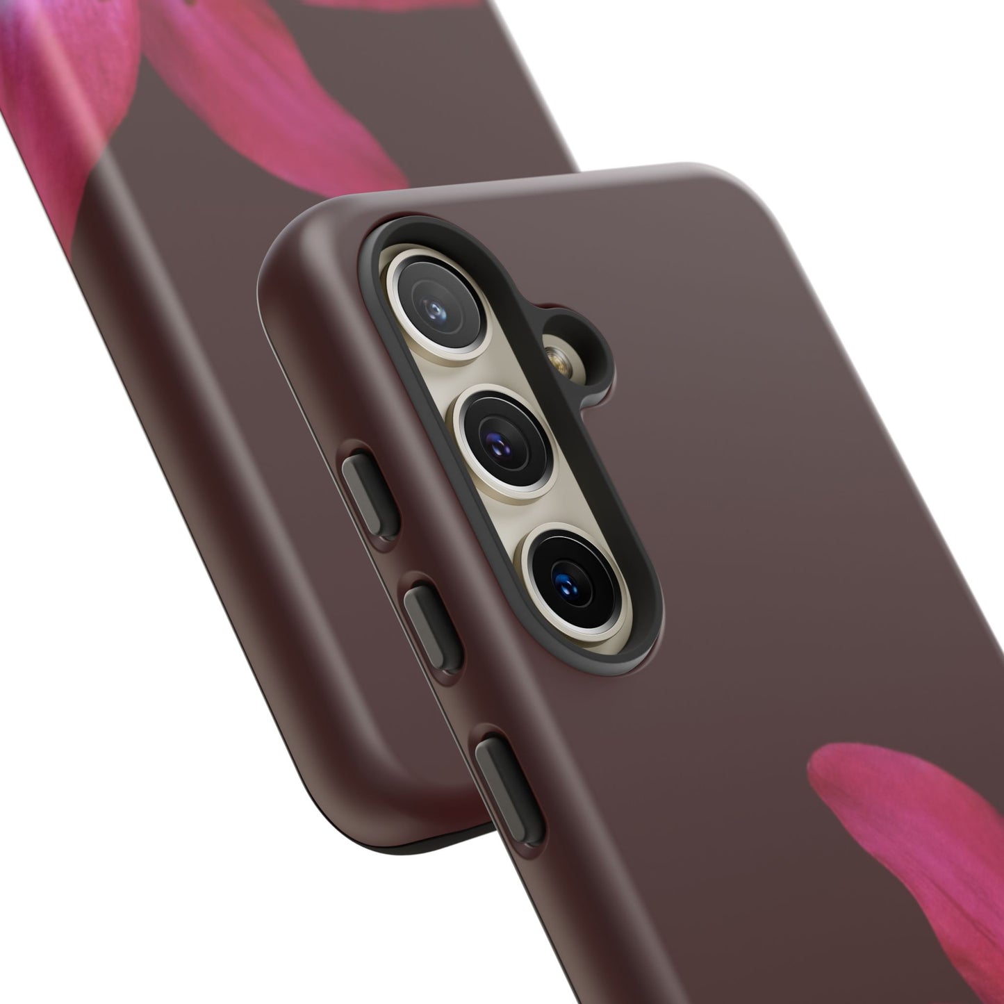 Burgundy Lily Floral – Phone Case Tough Case