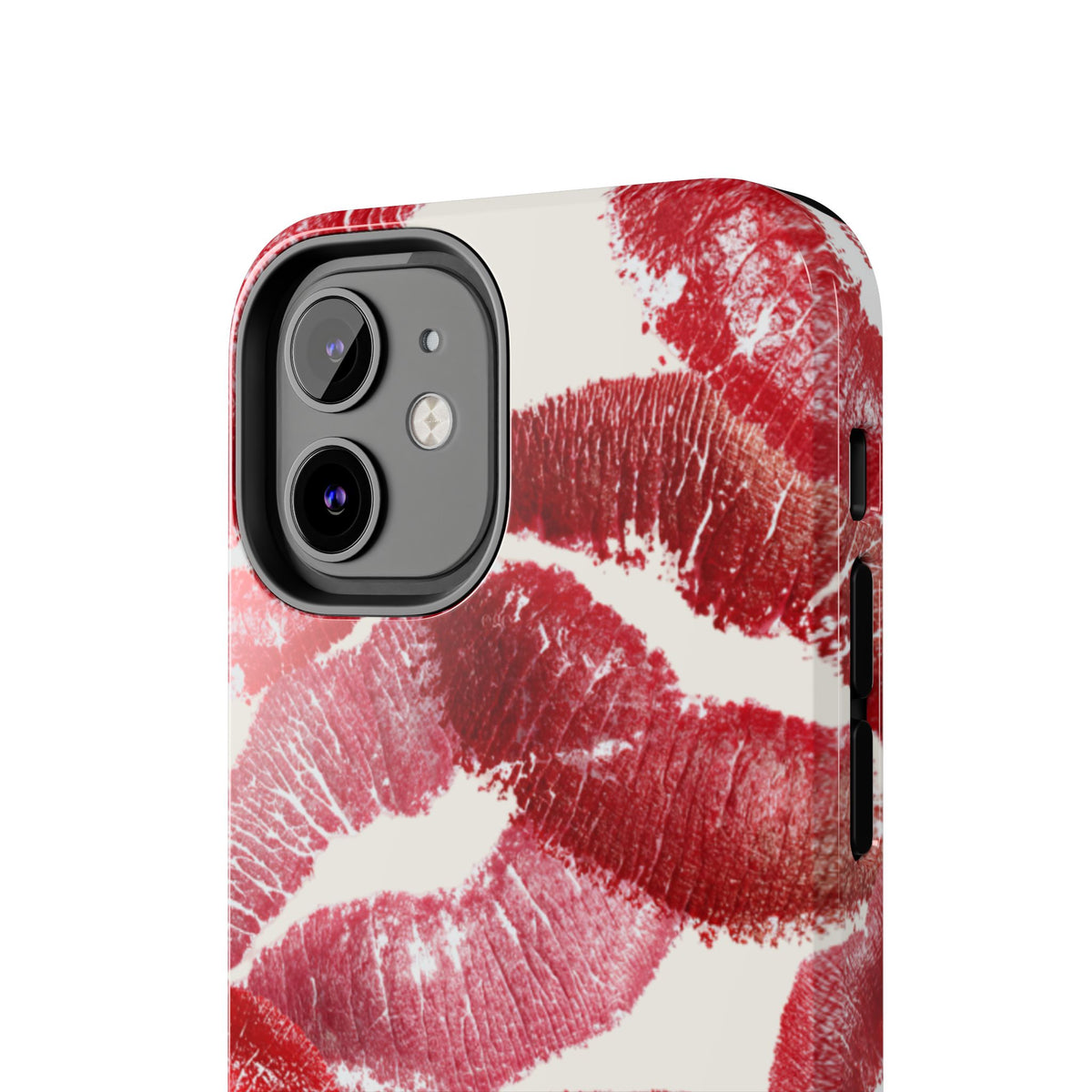 Red Lipstick Kiss Pattern Phone Case | Tough Phone Case