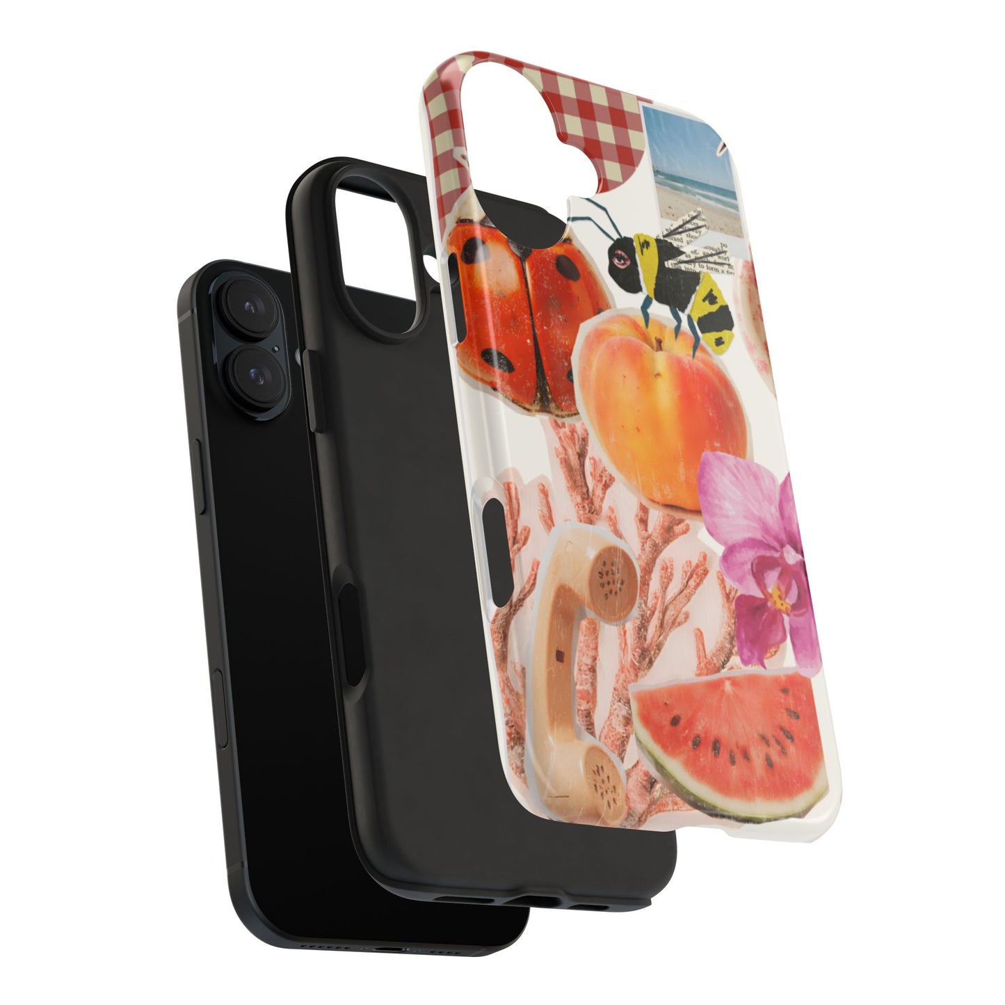 The farmers Market — Floral Fruit Collage Tough Phone Case