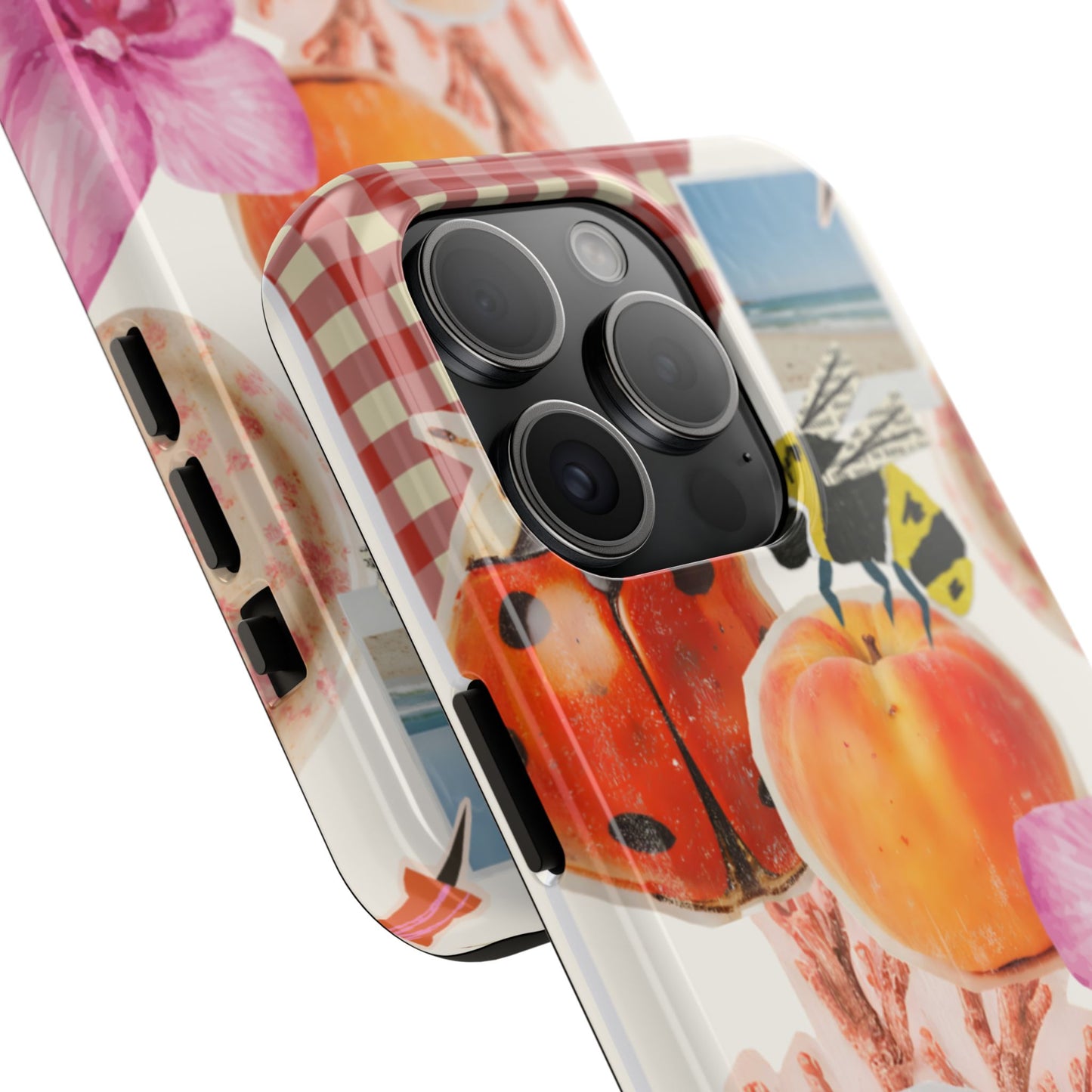 The farmers Market — Floral Fruit Collage Tough Phone Case