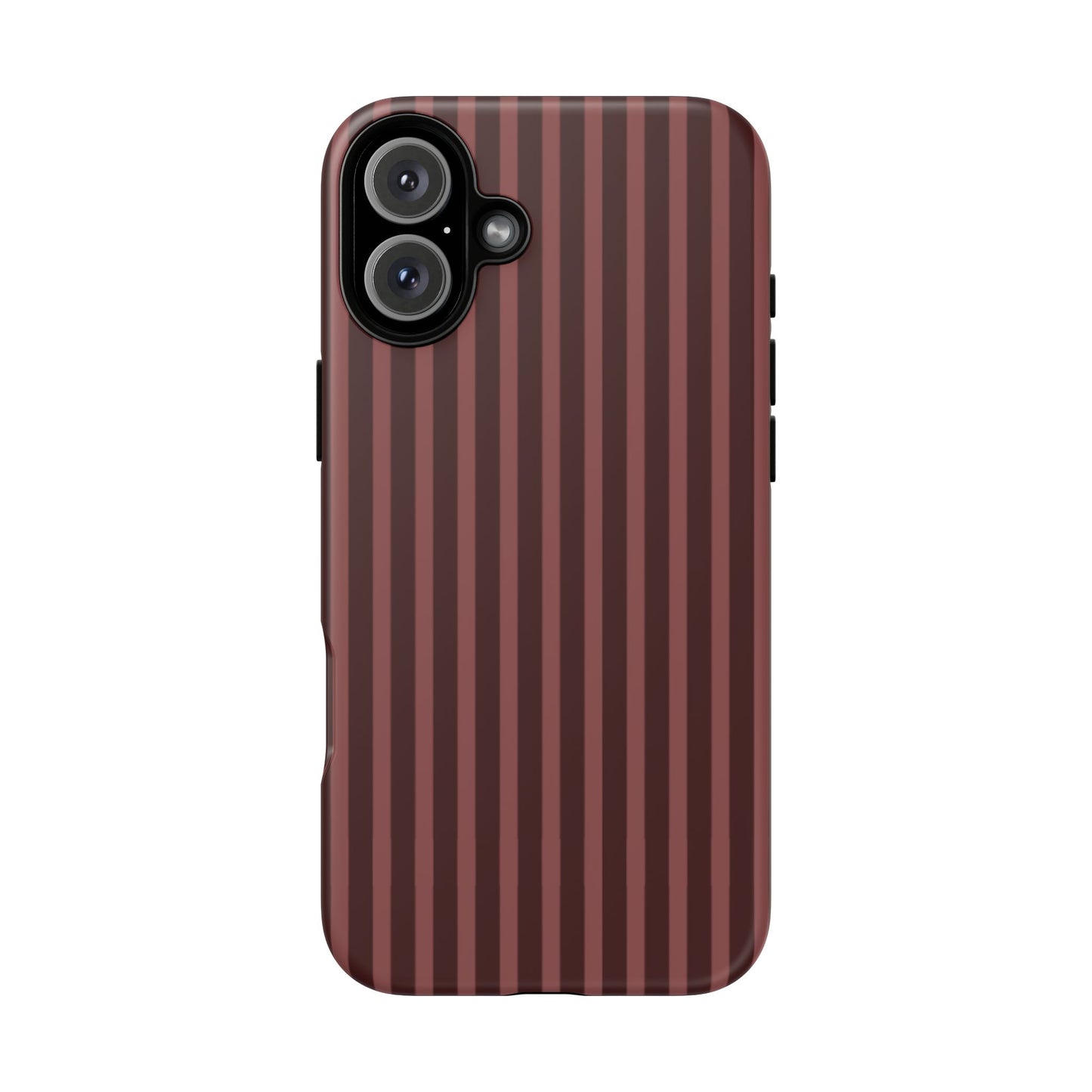 Striped Double Burgundy  — Tough Phone Case