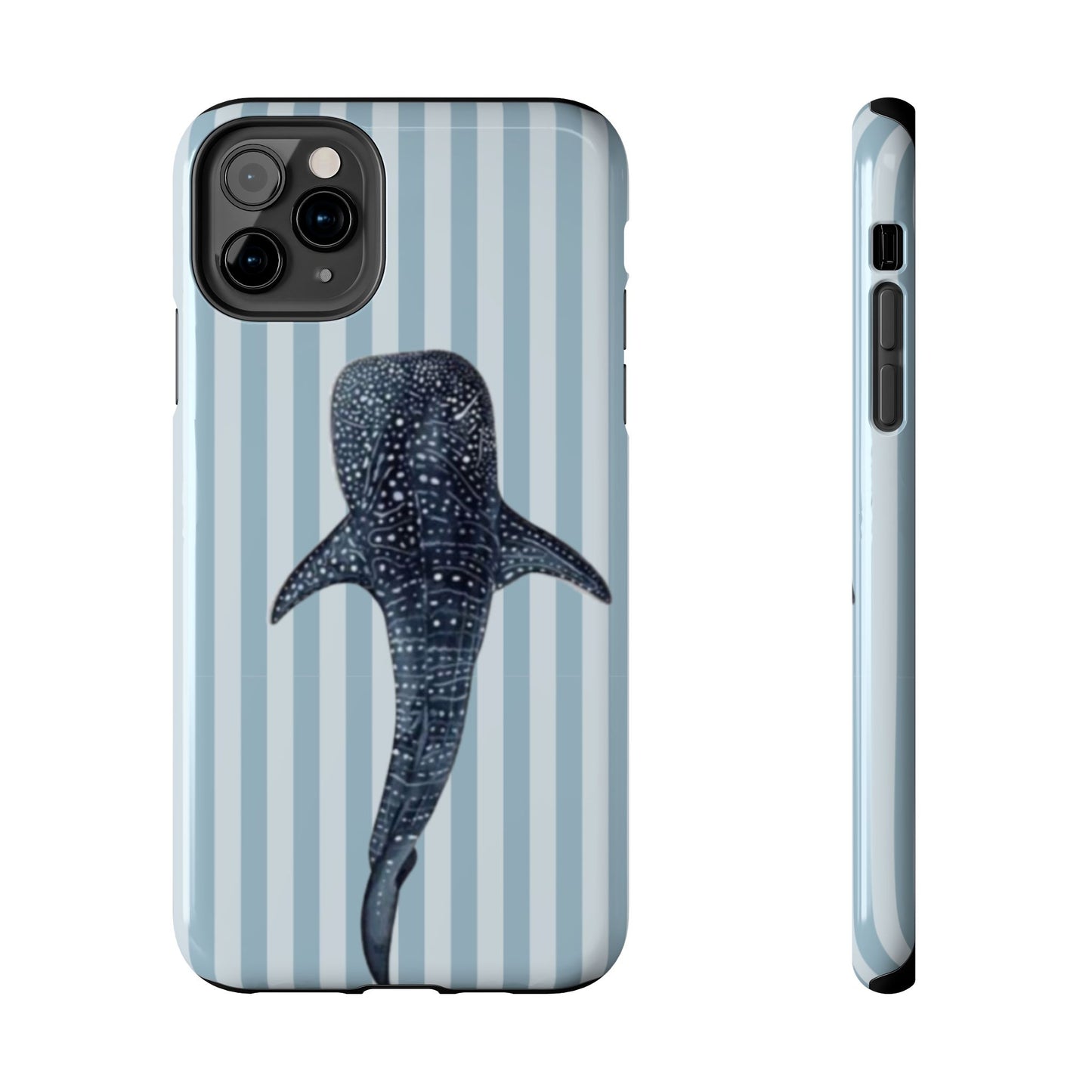Deep Sea  — Blue Striped Tough Protective Cover