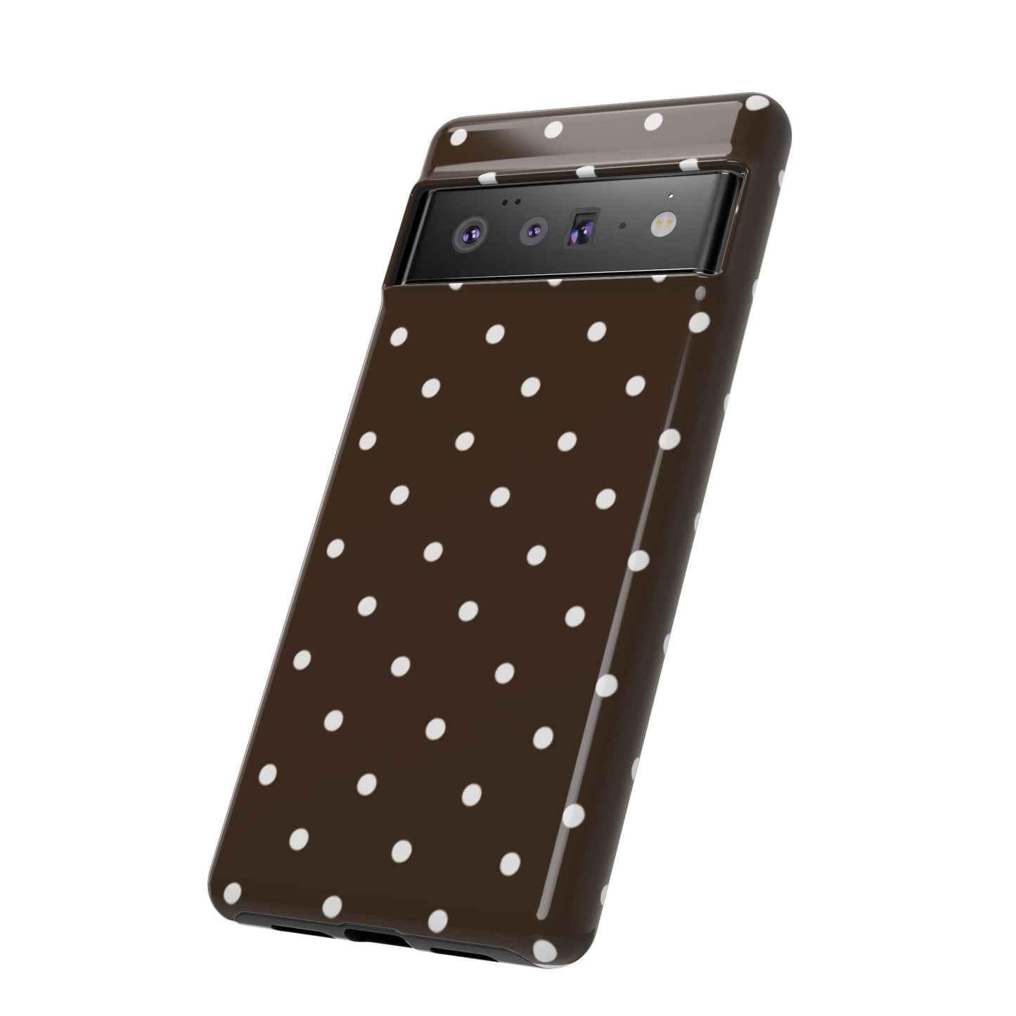 Cacao Polka Dot  — Phone Case Tough Case