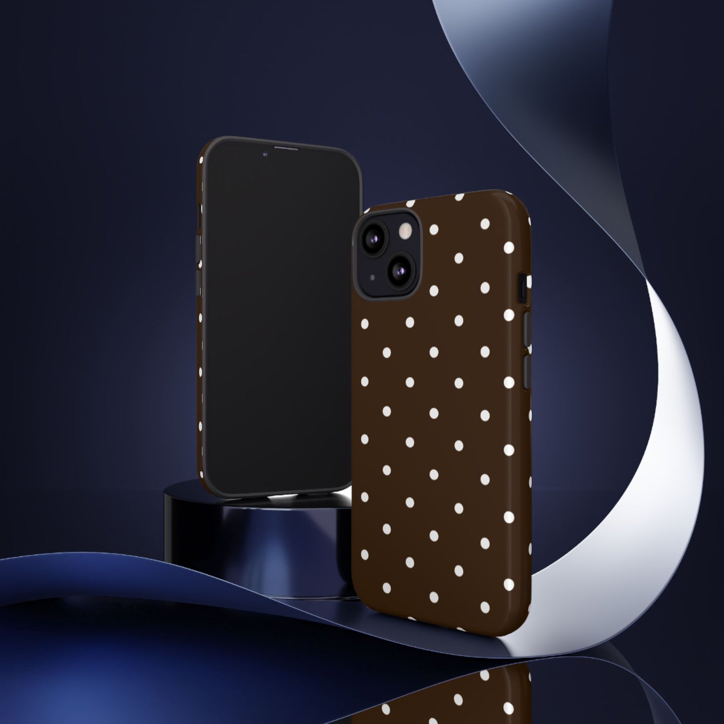 Cacao Polka Dot  — Phone Case Tough Case