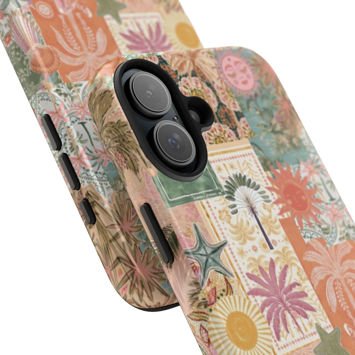 Girls Just Wanna Have Fun! — Tough Phone Case  Retro Tropical Collage iPhone Case