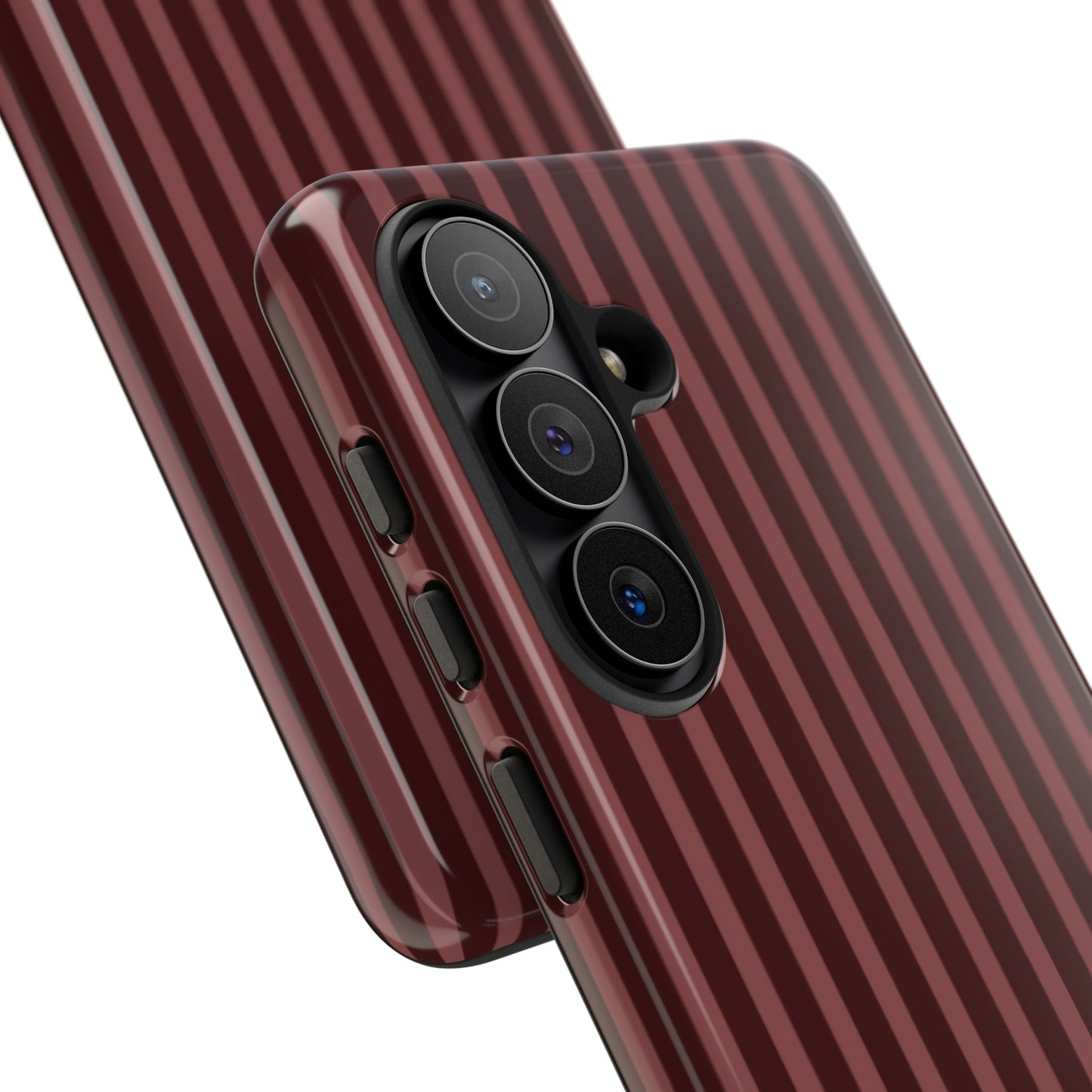 Striped Double Burgundy  — Tough Phone Case