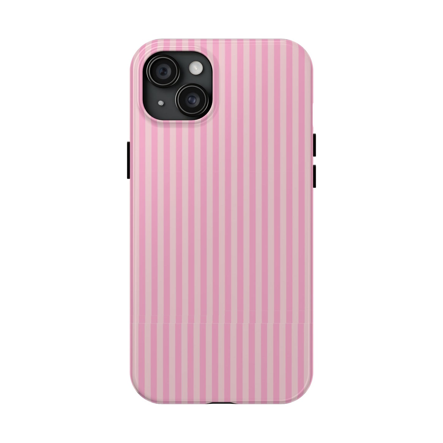 Pretty In Pink  – Pink Vertical Stripe Tough Phone Case