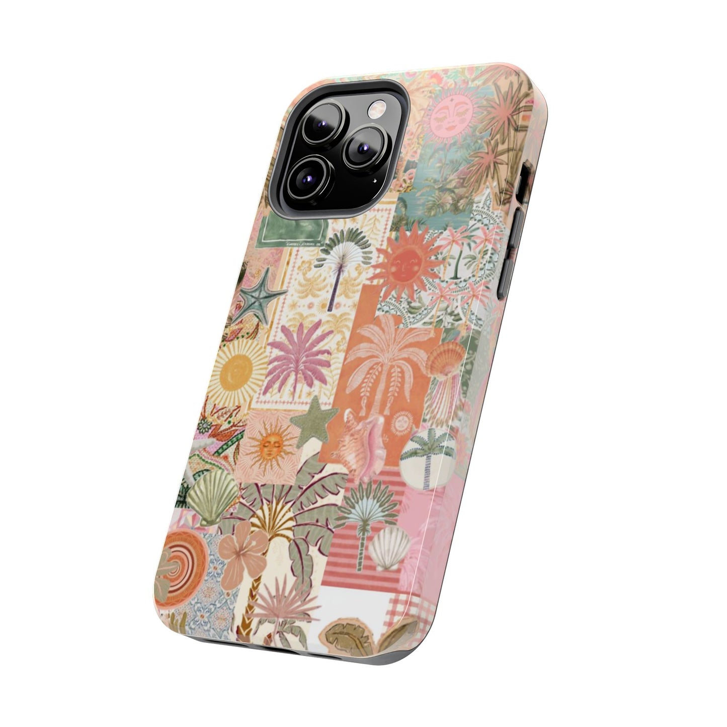 Girls Just Wanna Have Fun! — Tough Phone Case  Retro Tropical Collage iPhone Case