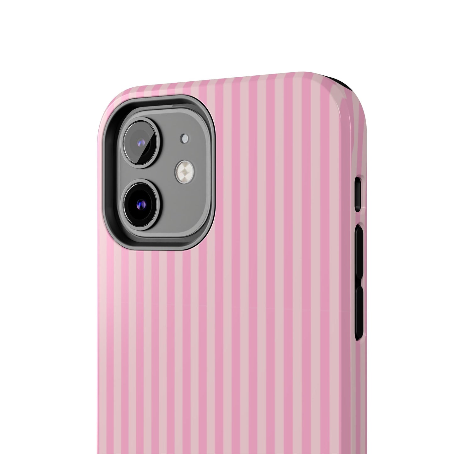 Pretty In Pink  – Pink Vertical Stripe Tough Phone Case