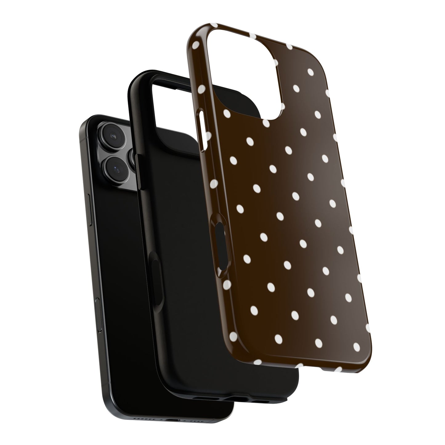 Cacao Polka Dot  — Phone Case Tough Case