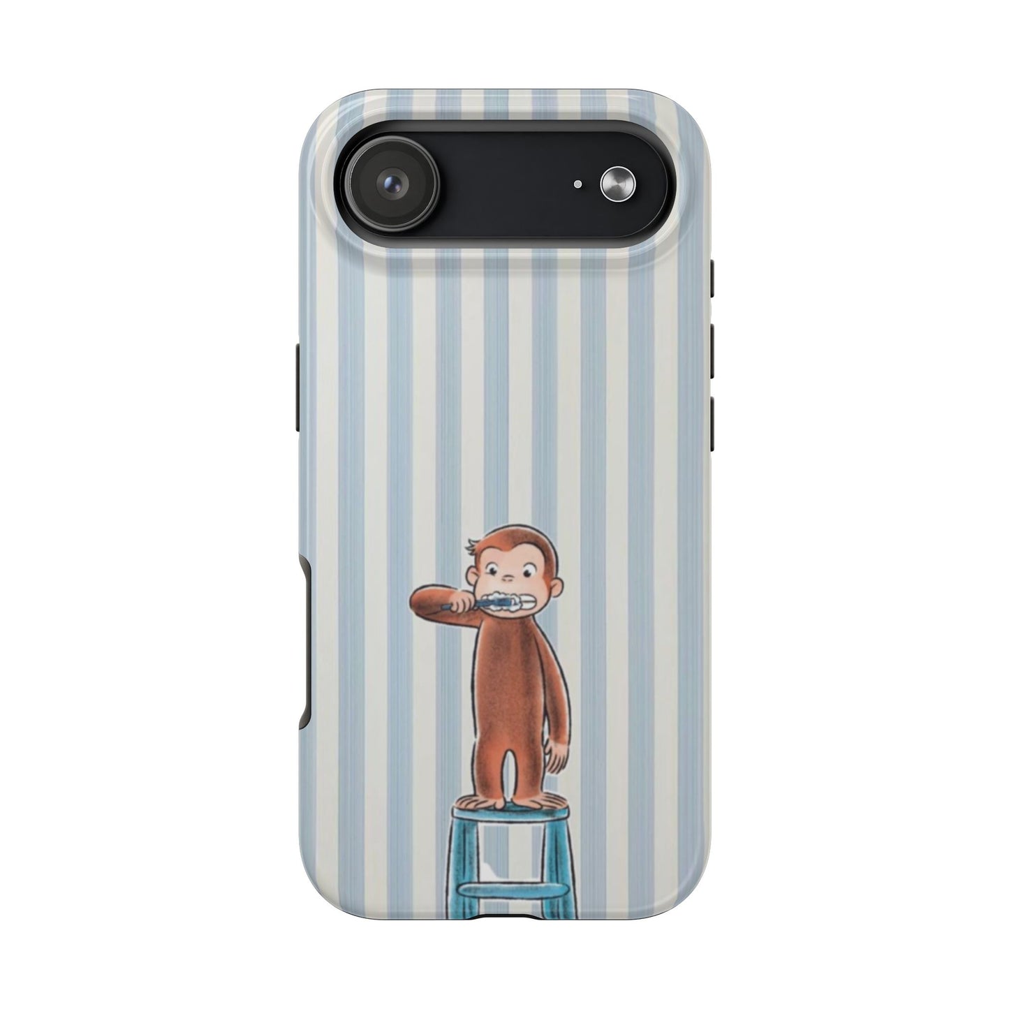 Curious George, Brushing Teeth — Monkey Brushing Tooth Tough Phone Case