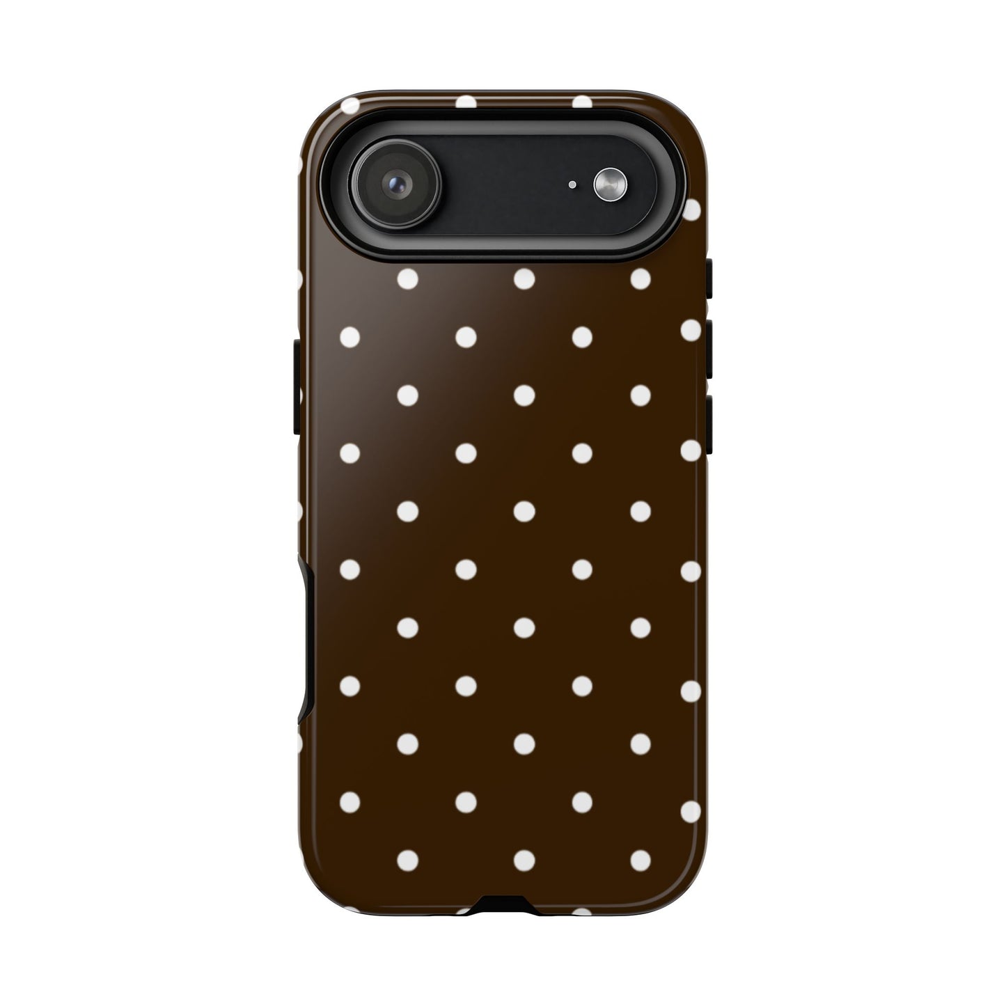 Cacao Polka Dot  — Phone Case Tough Case