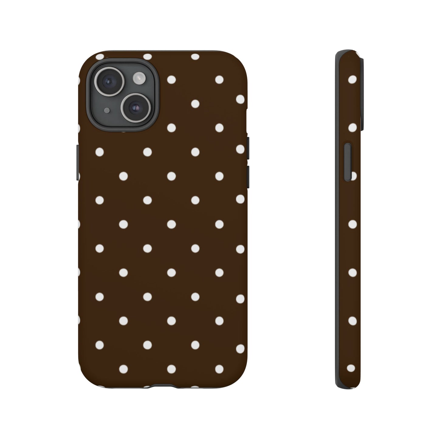 Cacao Polka Dot  — Phone Case Tough Case
